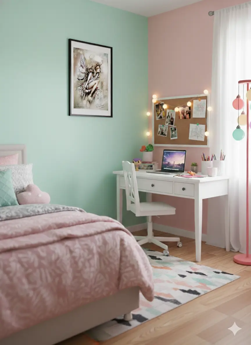 Print luciole nébuleuse - creation lucile espascenic - art print