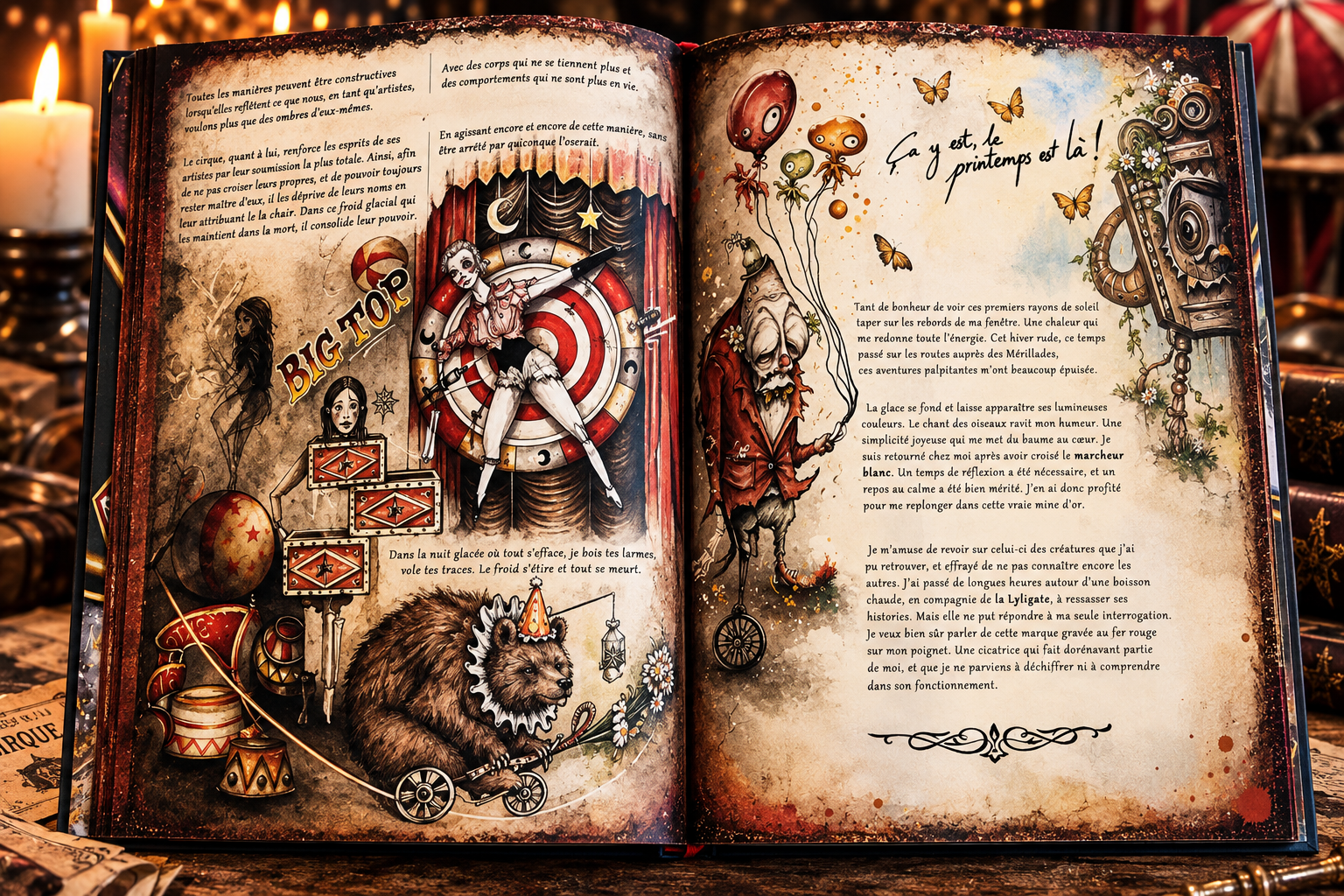 Univers illustré du Carnet de curiosité