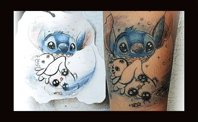 Tatouage personnage Stitch - Espascenic