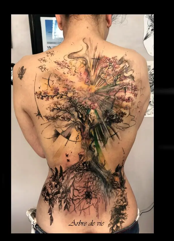 Tatouage arbre_de_vie - Espascenic