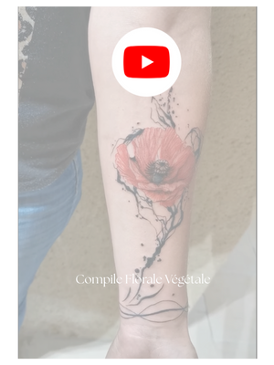 Tatouage floral – montage